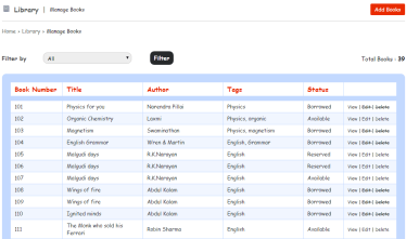 Aamra Software for School Management Library Module